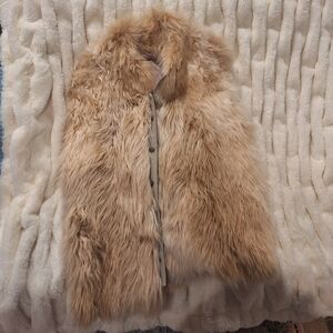 Elegant Alpaca Women's Vest - Cream